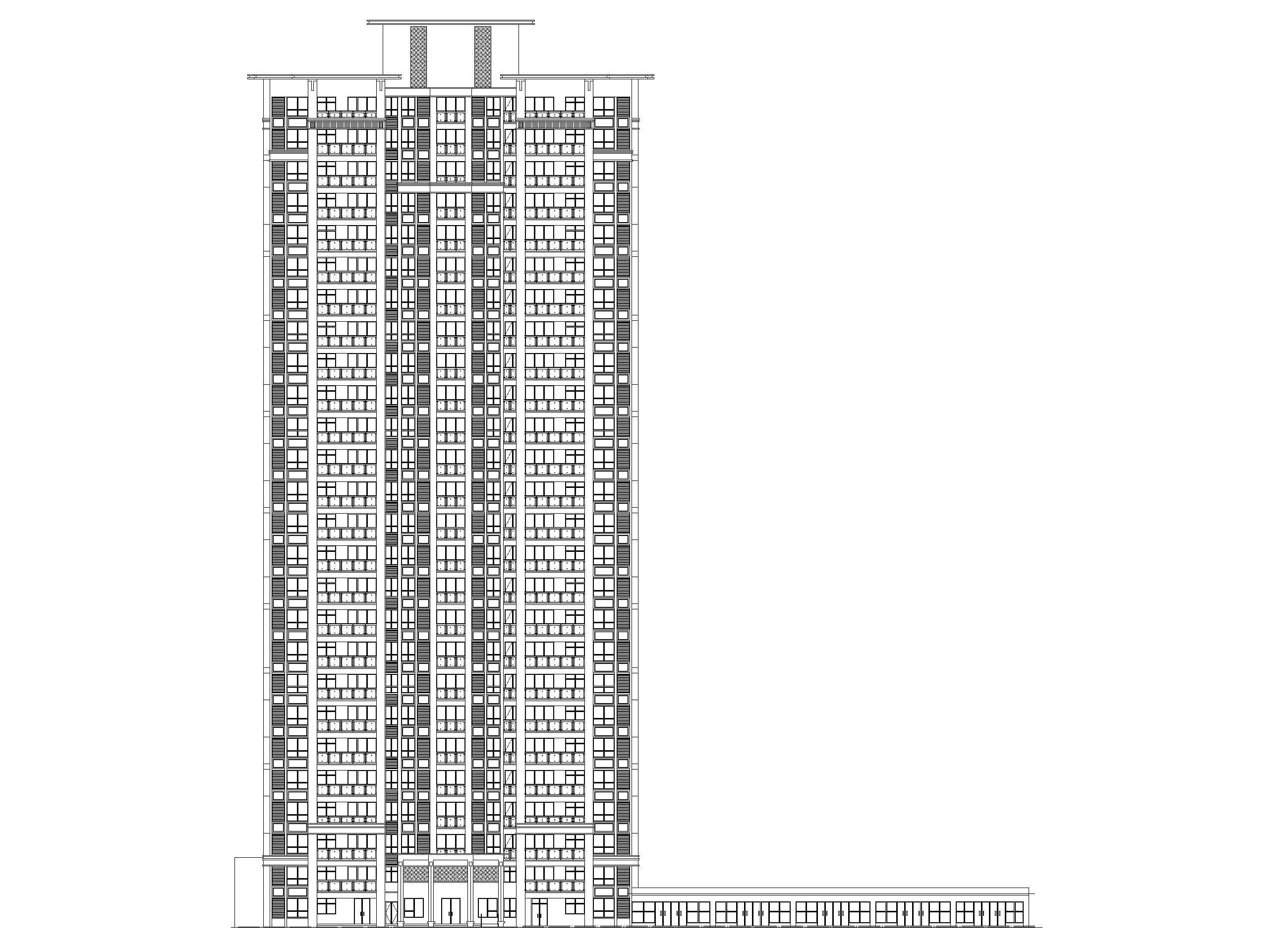 总建面30万平住宅13591012幢楼建施