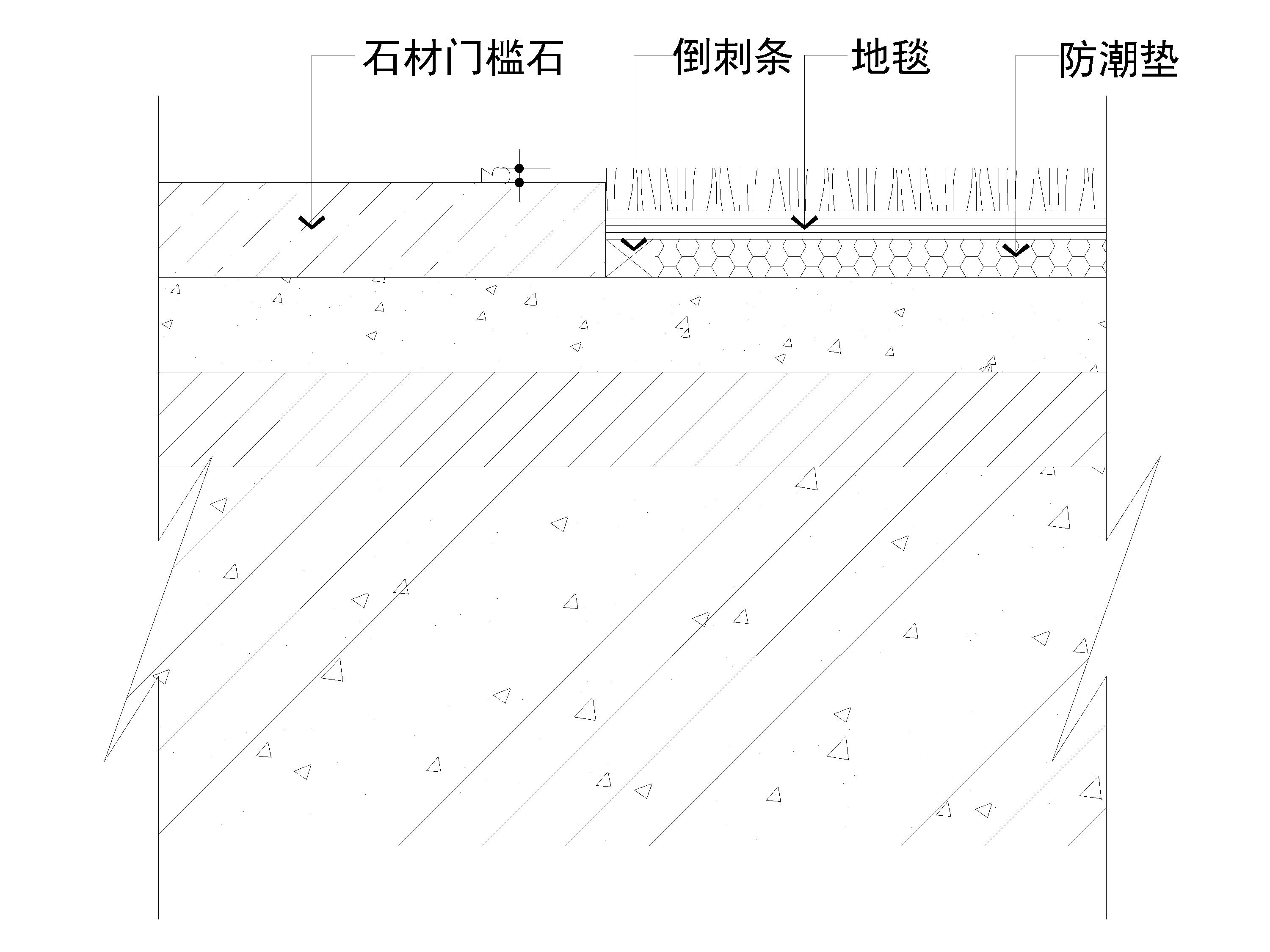 地毯与门槛石节点图