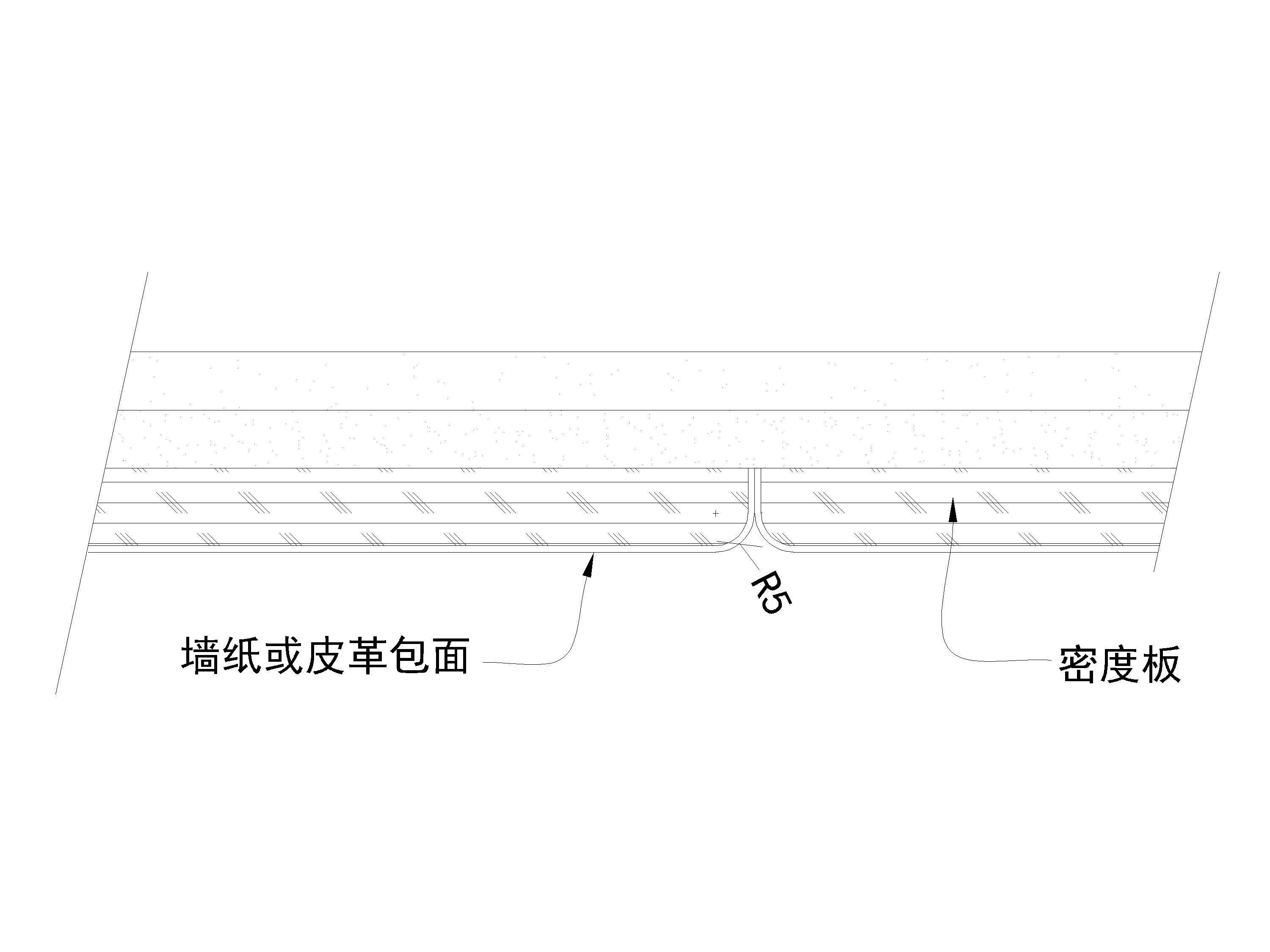 墙纸或皮革硬包大样图
