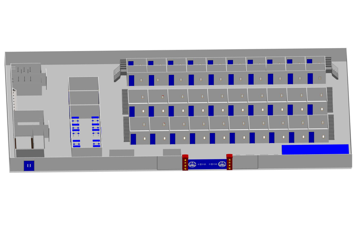 房建项目标准化工人驻地宿舍Revit模型_1 房建项目标准化工人驻地宿舍Revit模型_1